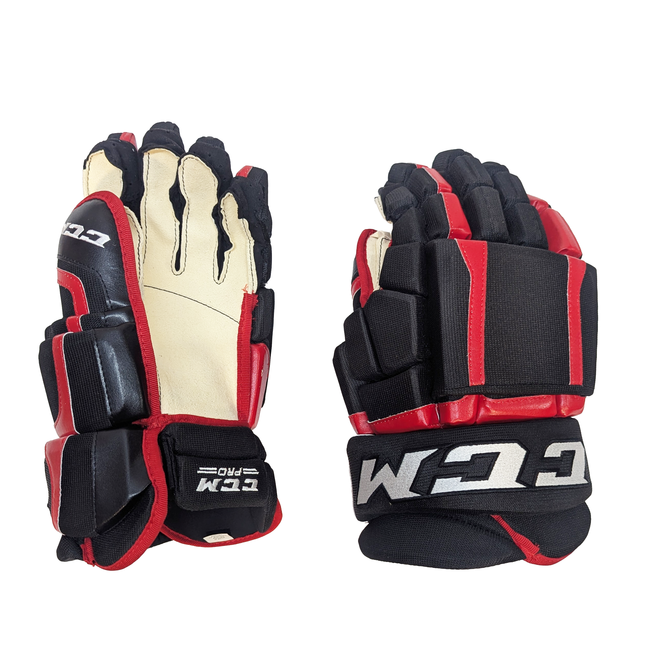 CCM HGCLPP - Gant NHL Pro Stock - Blackhawks de Chicago (noir/rouge)